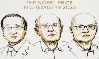 Nghiên cứu cấu trúc phân tử mới đoạt giải Nobel Hóa học 2025